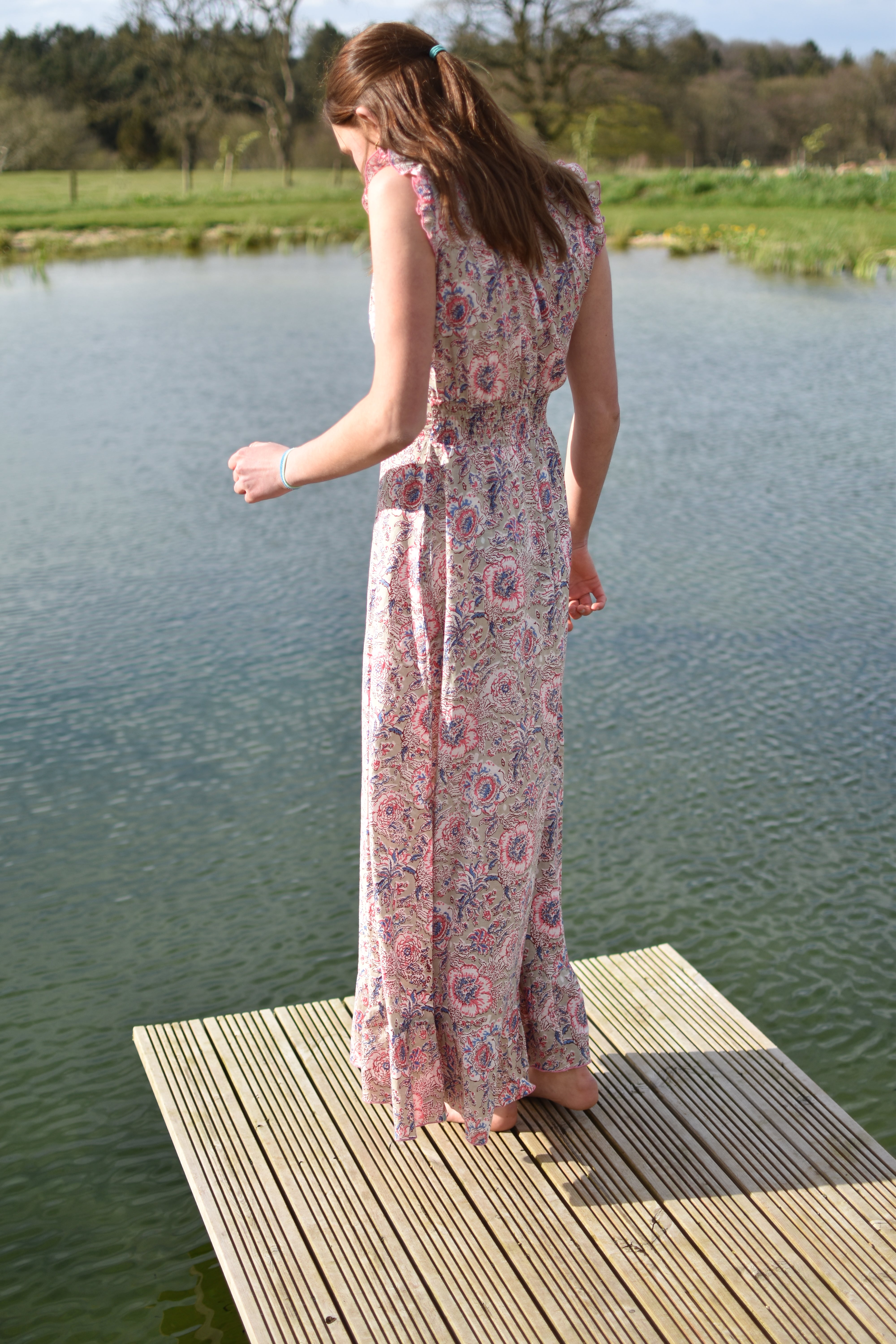 Sleeveless Maxi Dress - Soft Rose