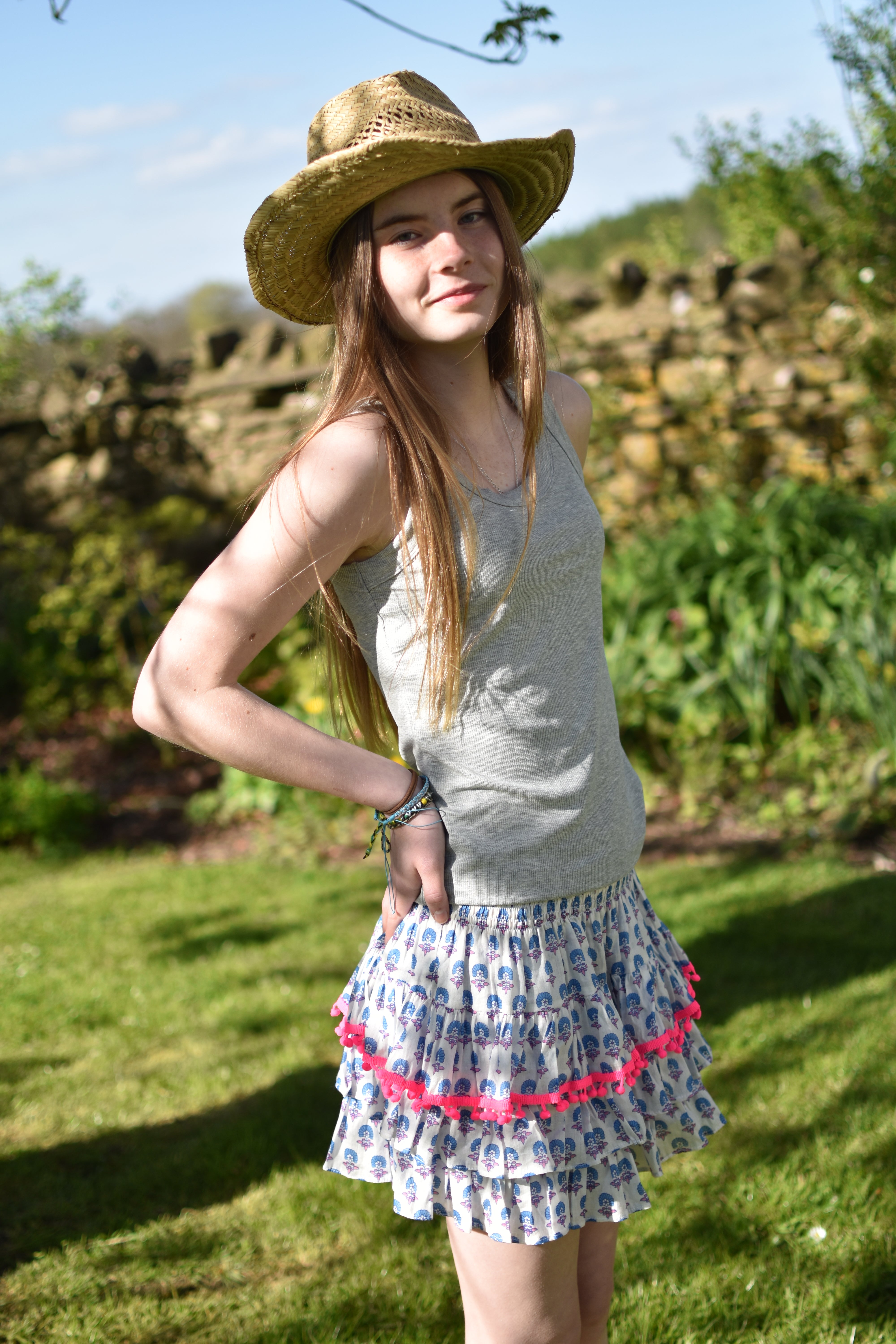 RARA SKORT - with pink bobbles