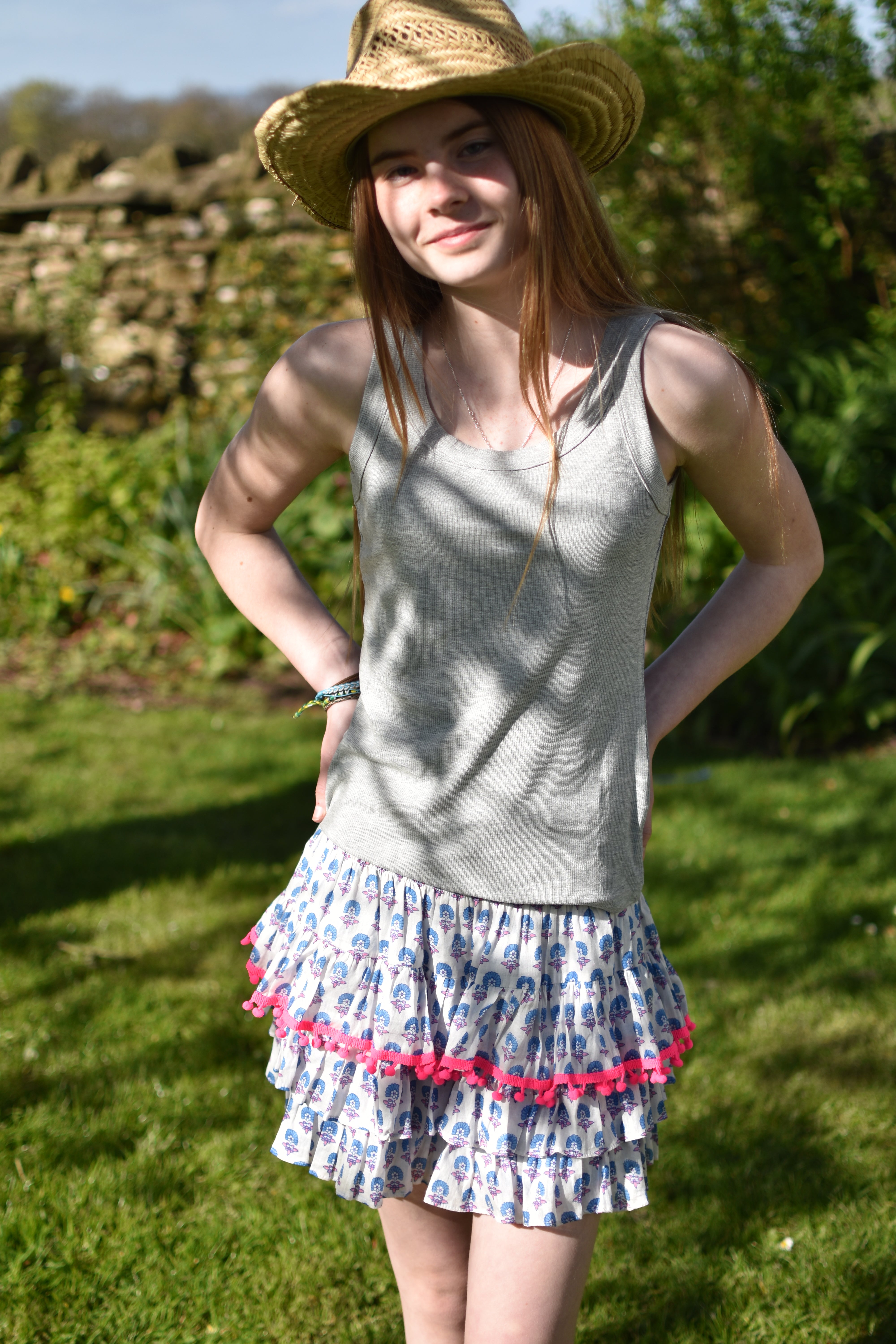 RARA SKORT - with pink bobbles