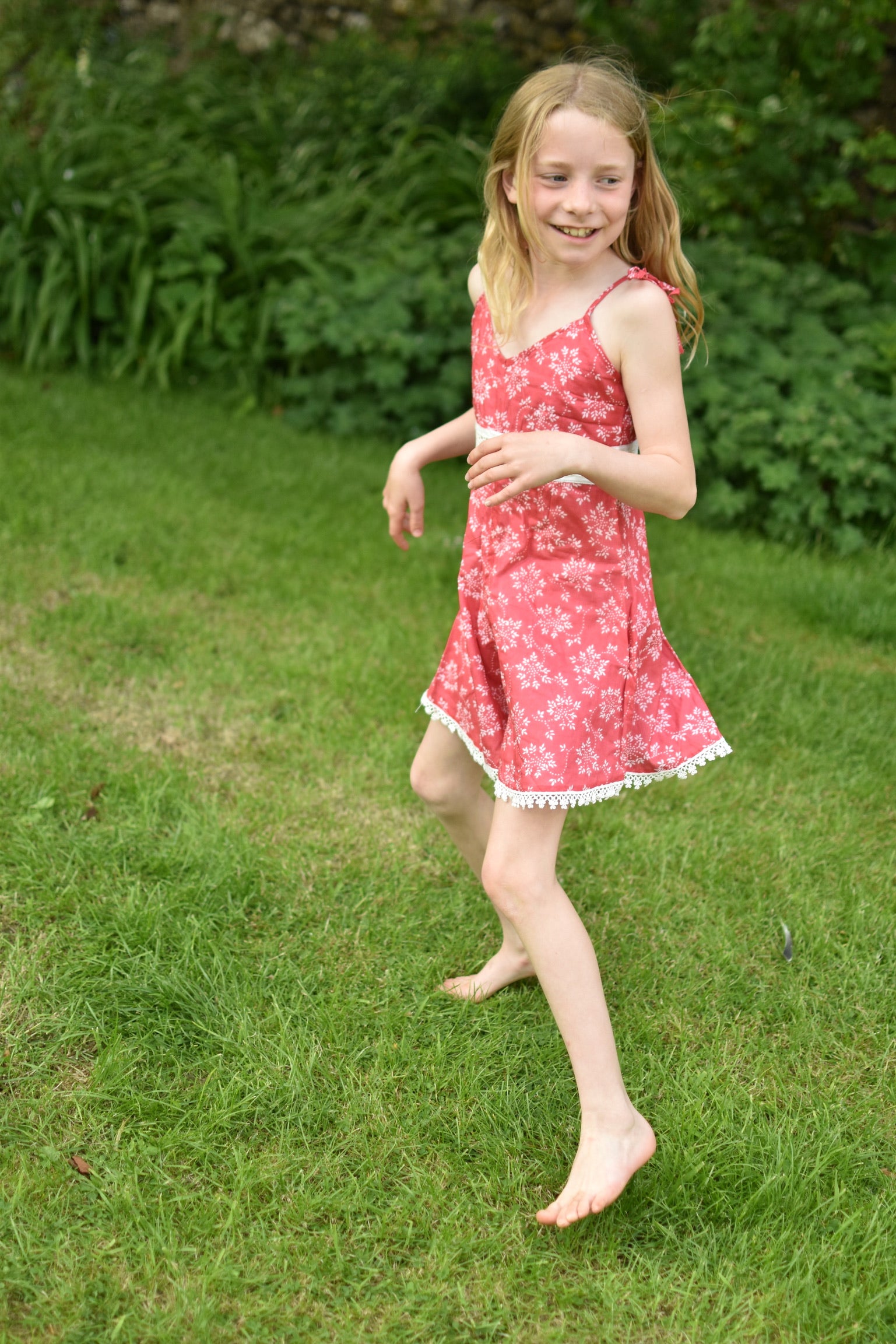 Girls Playsuit - Red Creeper