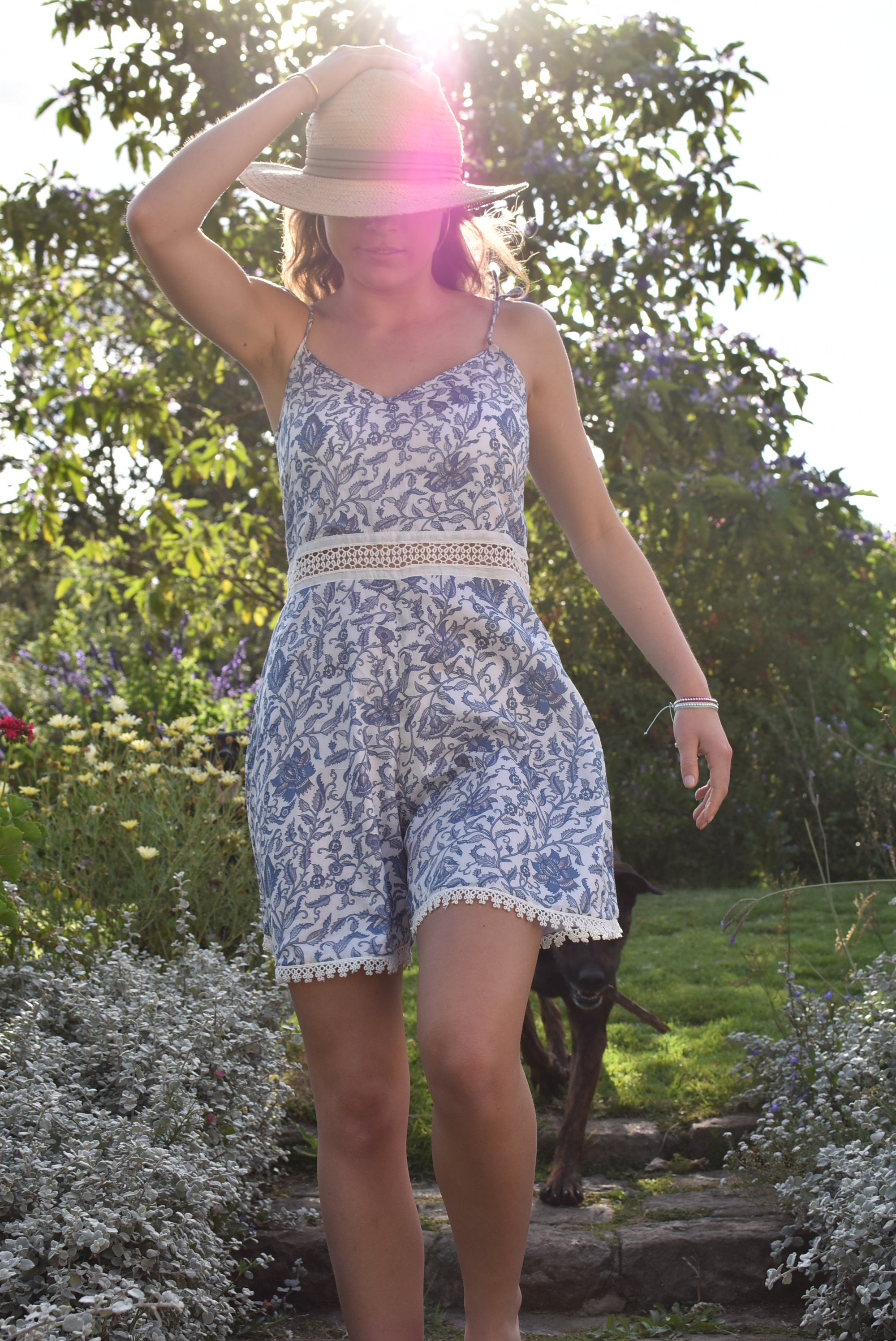Playsuit - Dusty Blue