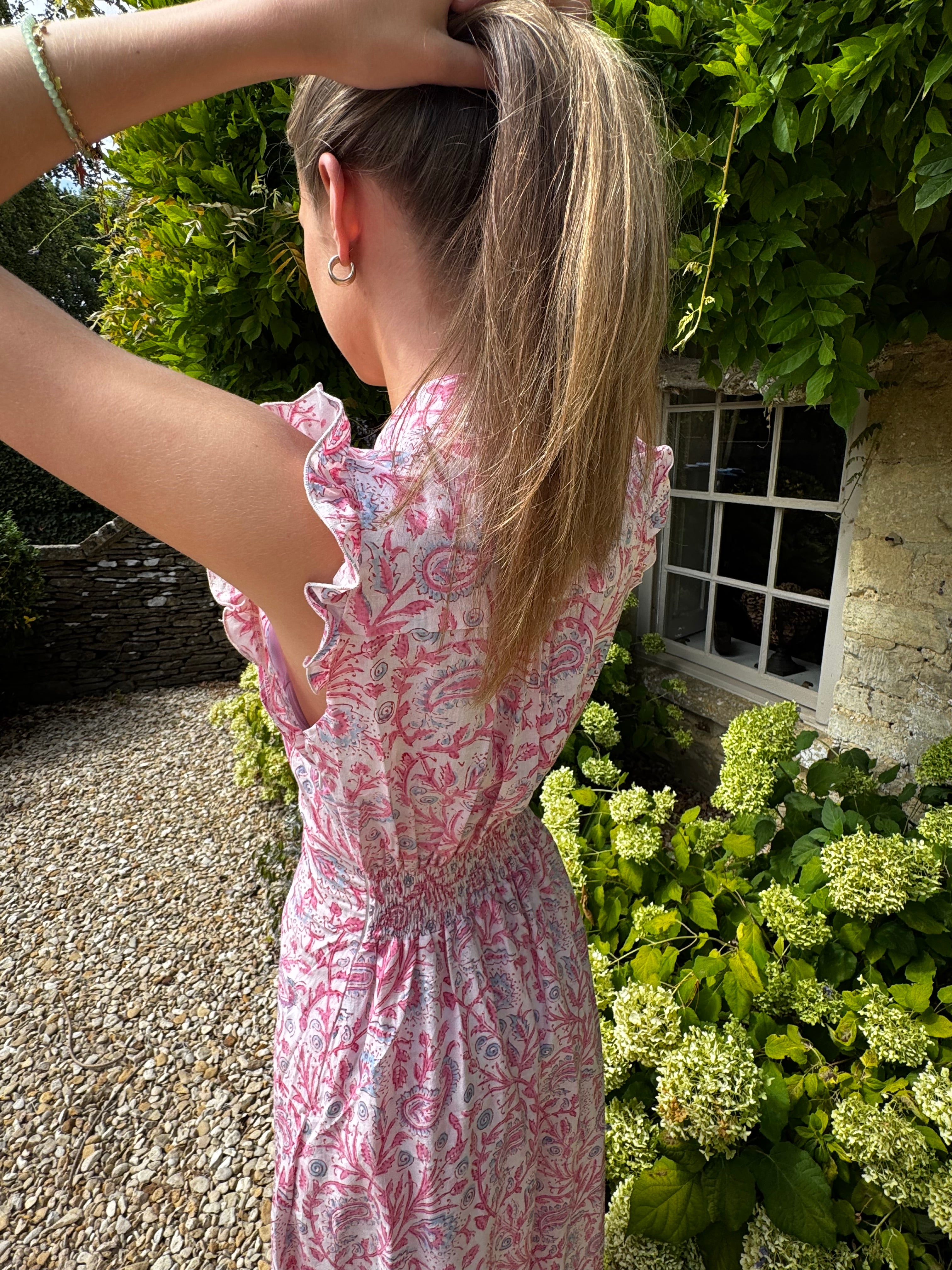 NEW! Sleeveless Maxi Dress - Soft Rose