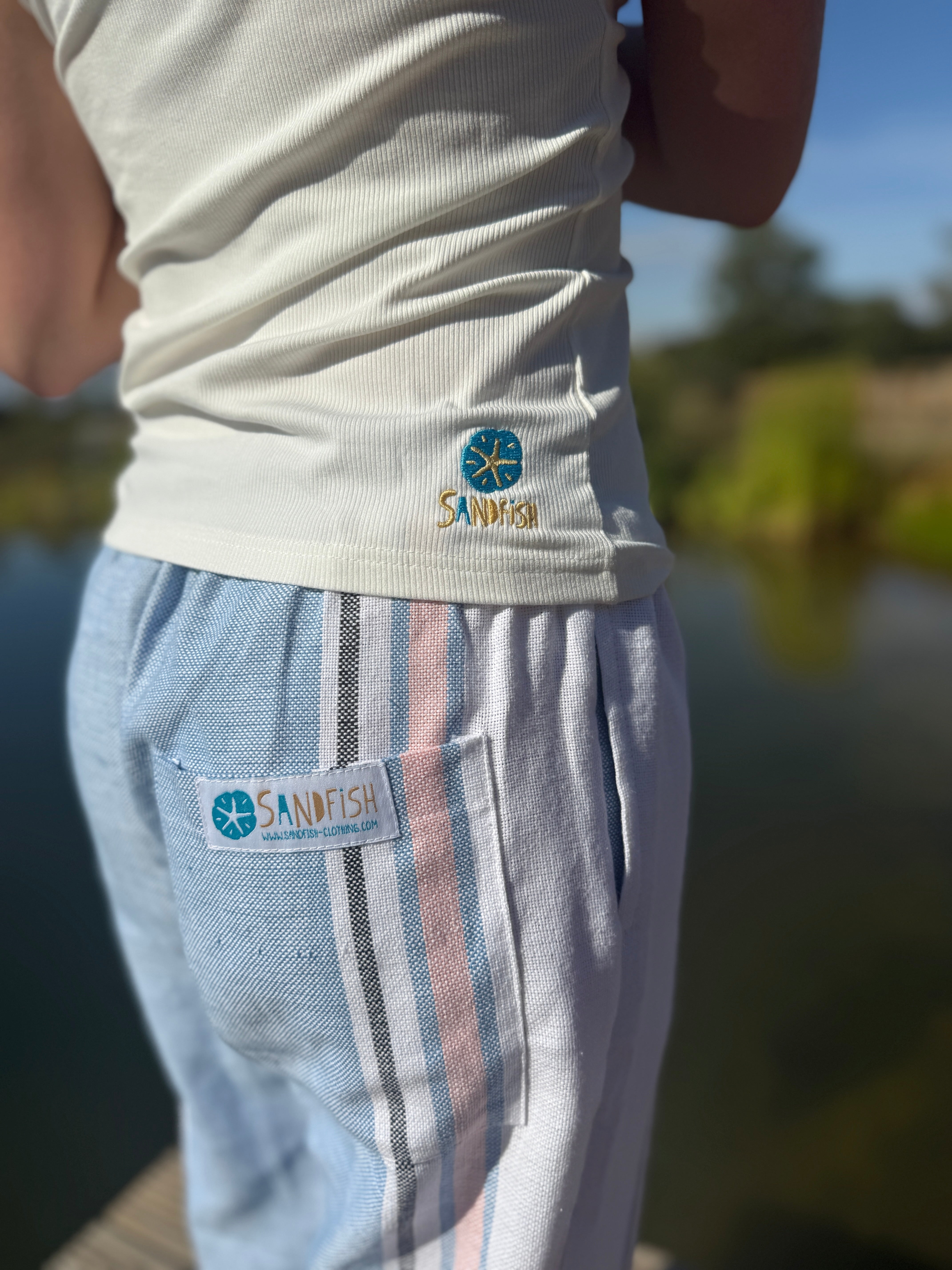 NEW! - UNISEX KIKOY TROUSERS - light blue