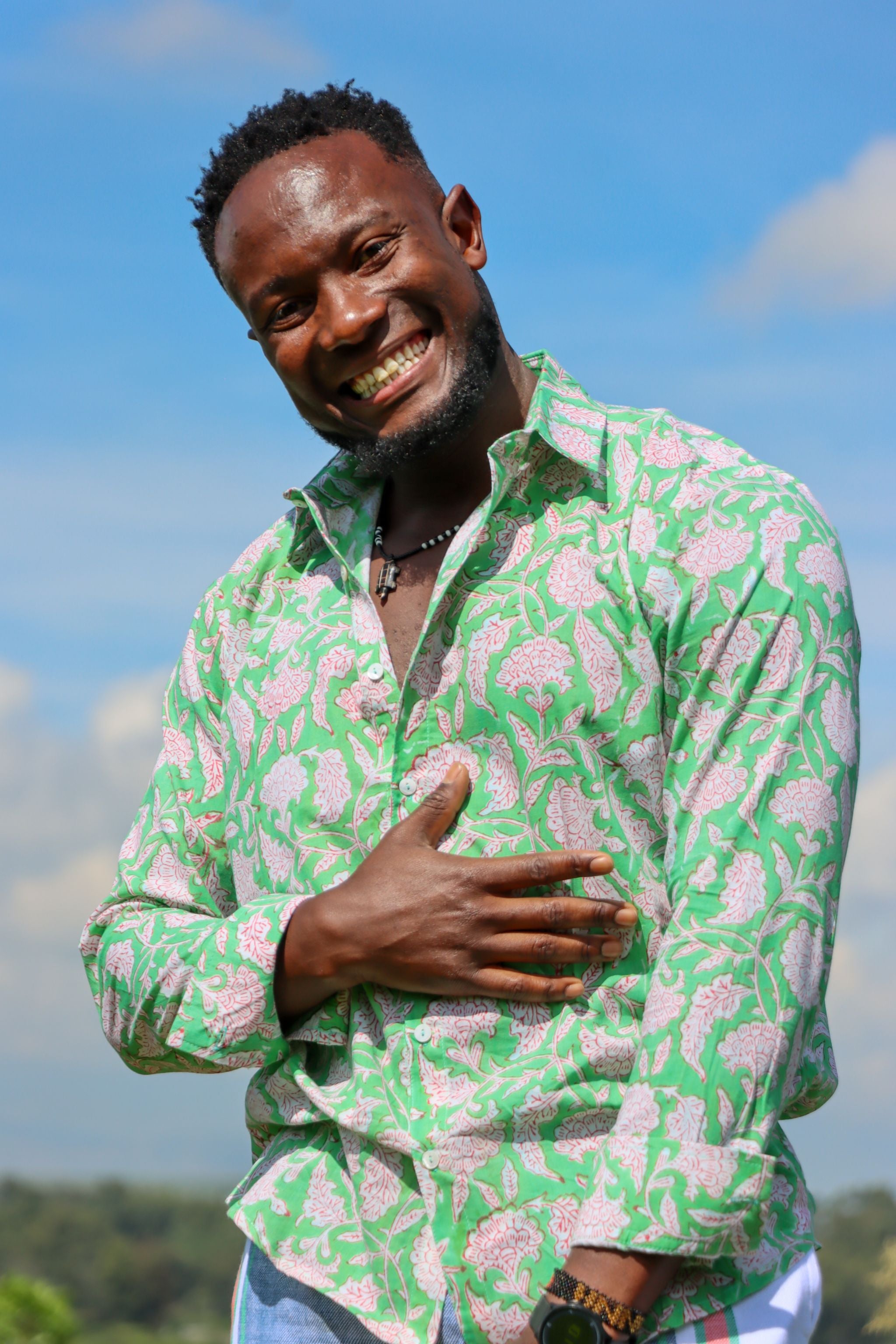 Classic Summer Shirt - spring green