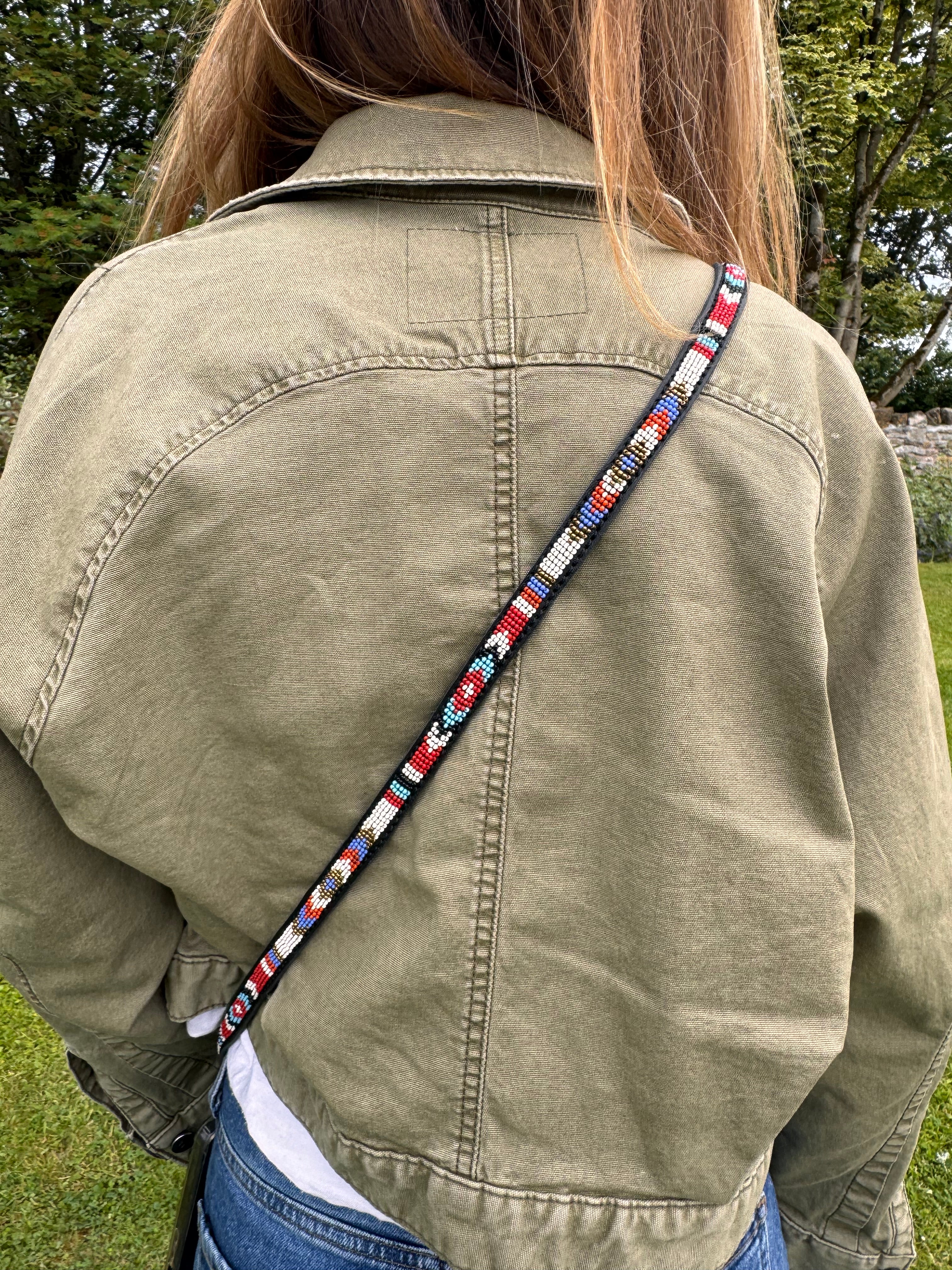 Phone strap - black and red