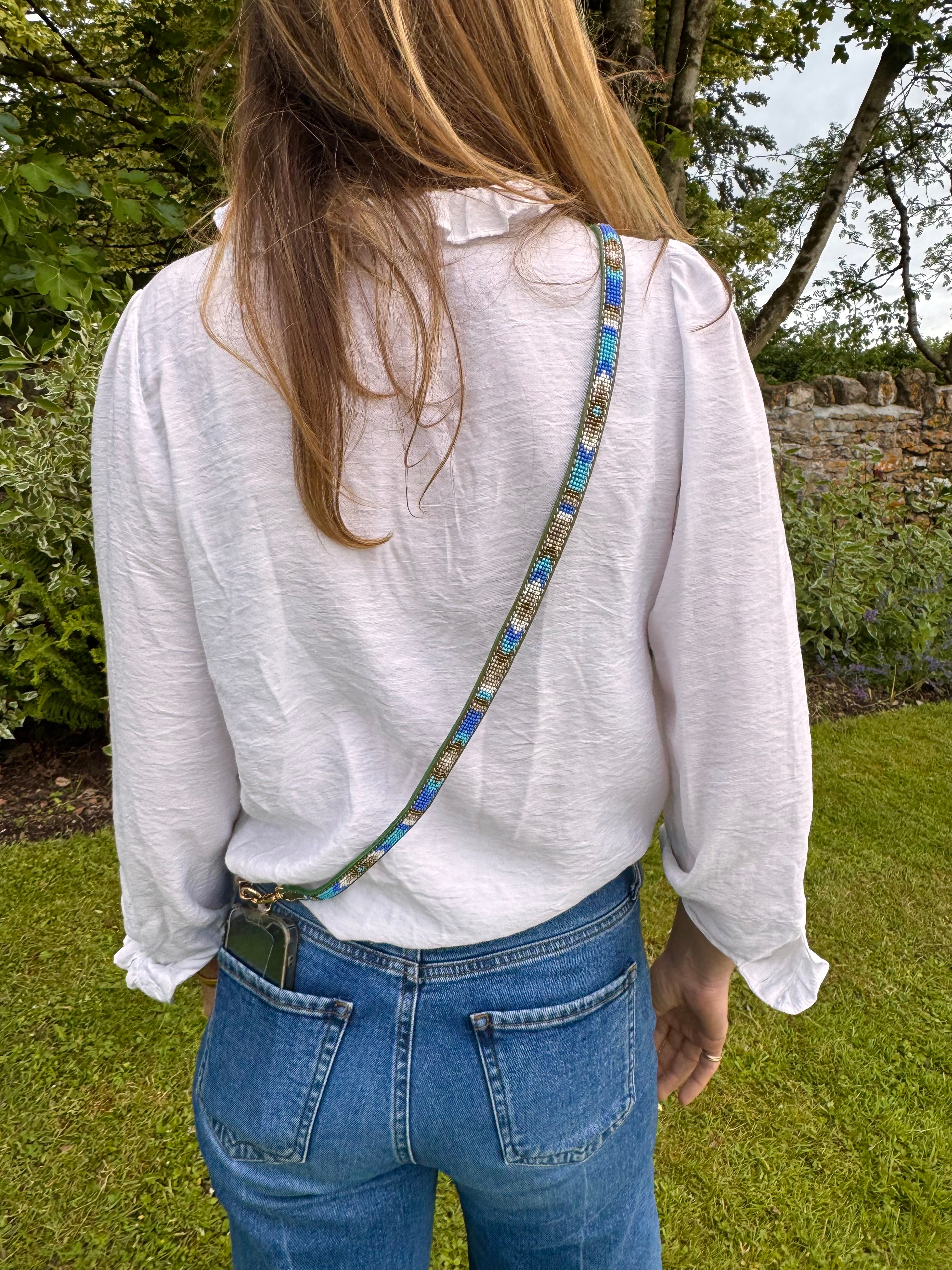 Phone strap - blue