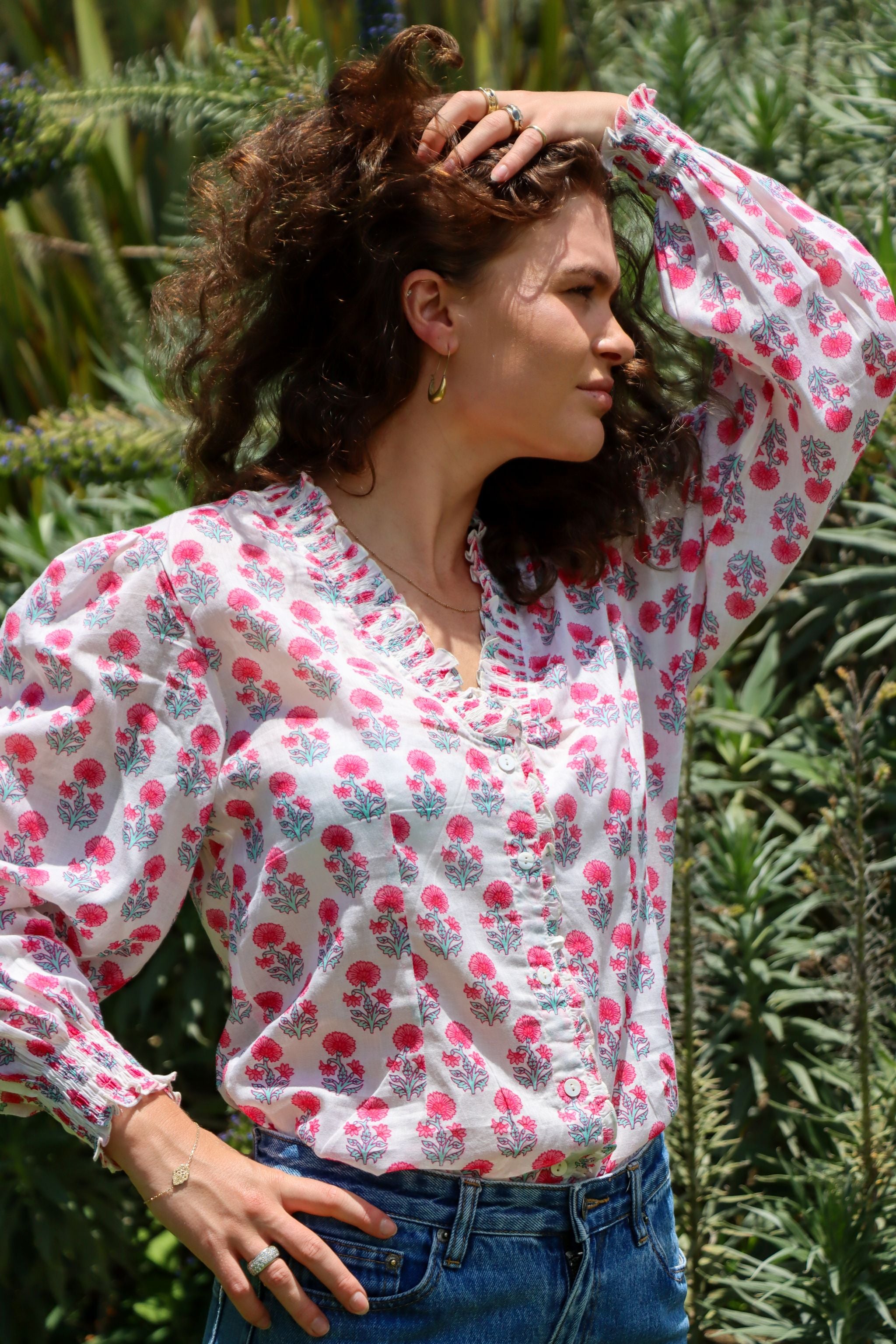 Kilifi shirt - coral reef bloom