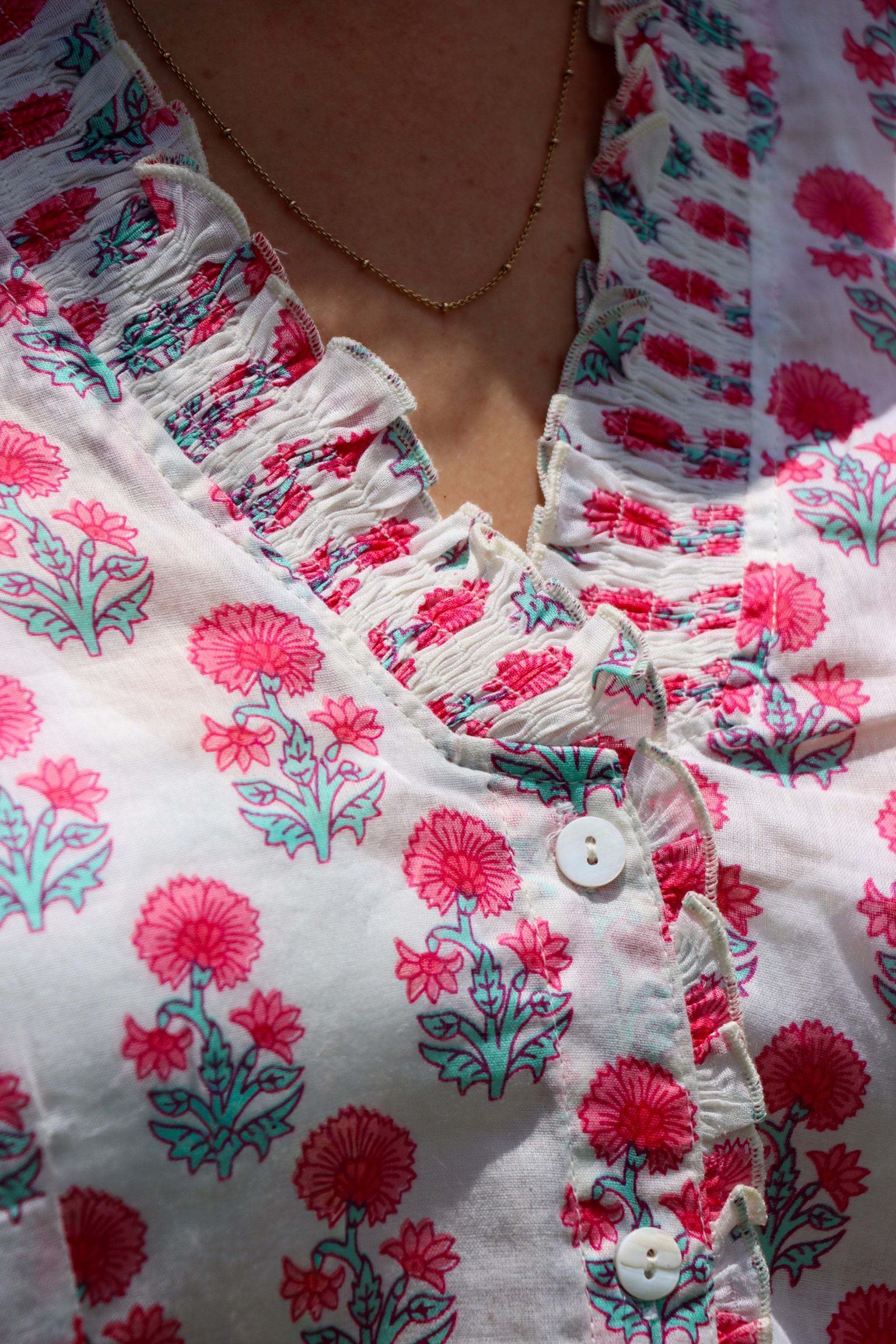 Kilifi shirt - coral reef bloom