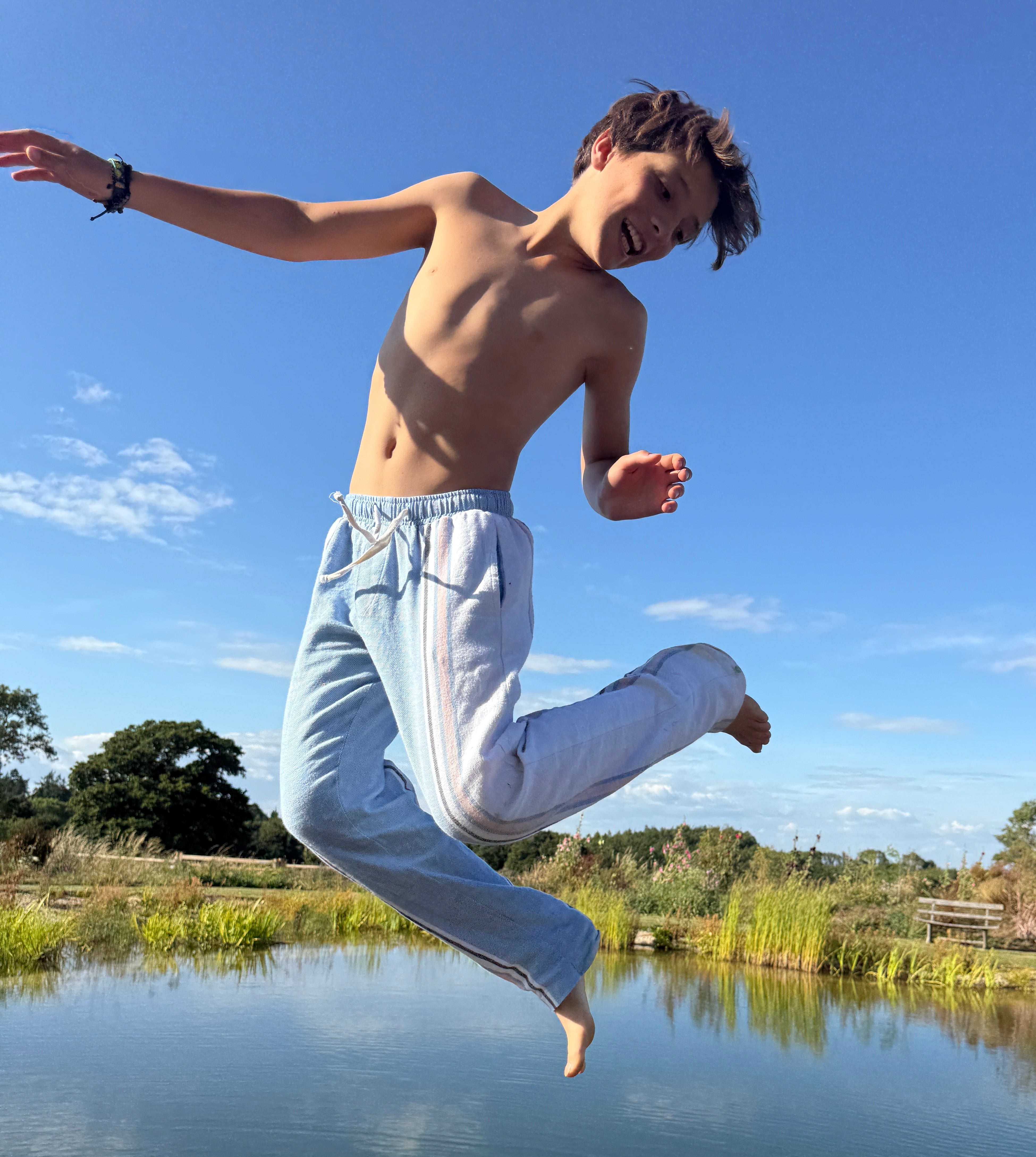 NEW! - UNISEX KIKOY TROUSERS - light blue