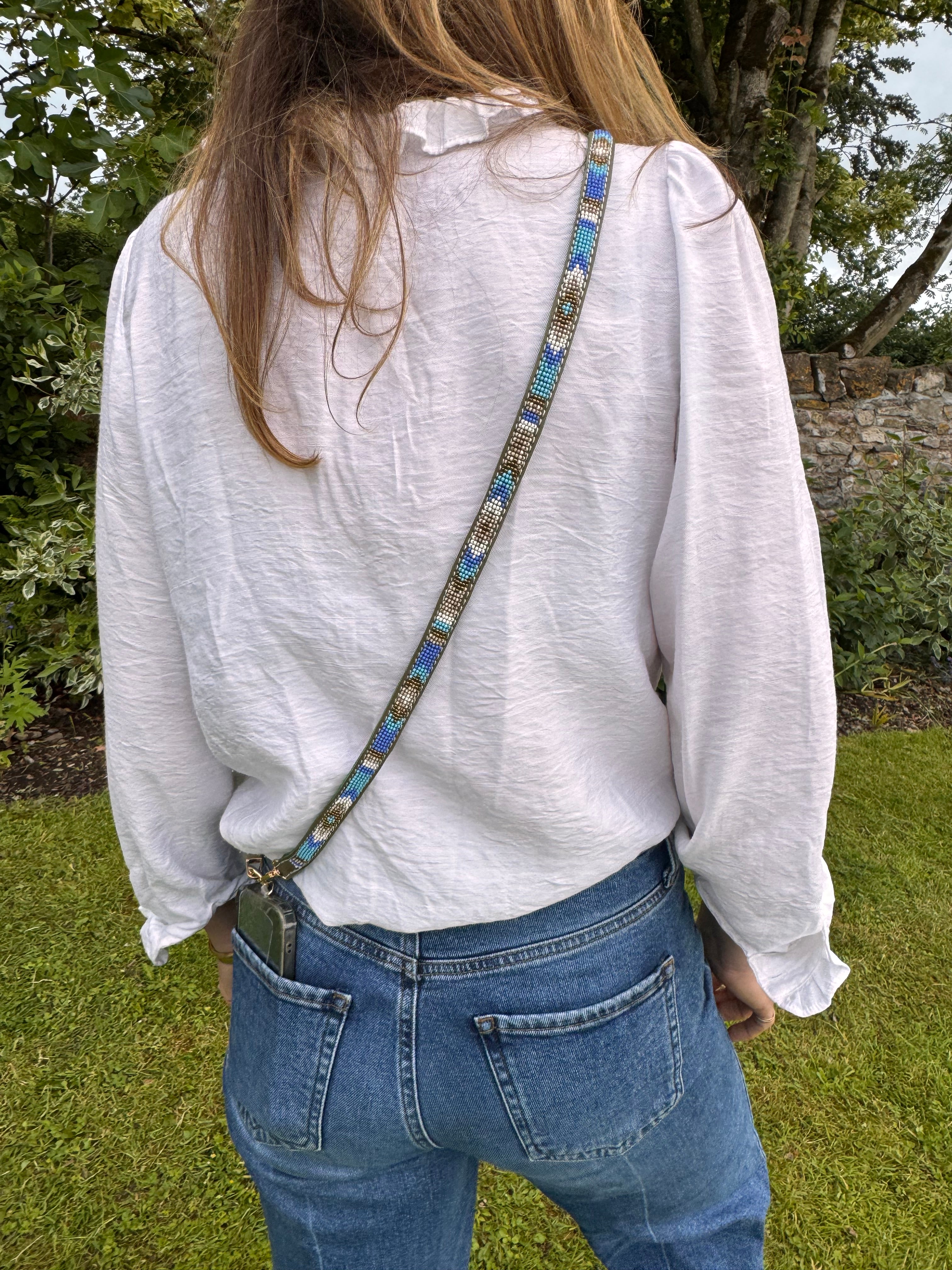 Phone strap - blue